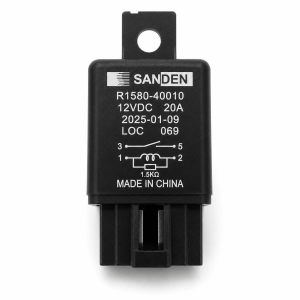 رله سیستم تهویه 4 پایه 12VDC-20A بخاری ساندن ایساکو | کد 0750700299